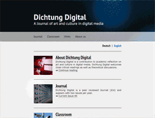 Tablet Screenshot of dichtung-digital.de